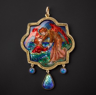 Pendentif Hors des profondeurs - Phoebe Anna Traquair